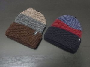 画像1: *[SALE] Brixton Heist Beanie [Three Stripe] (1)