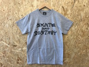 画像1: *[在庫処分SALE] THRASHER - SKATE AND DESTROY (GREY) (1)