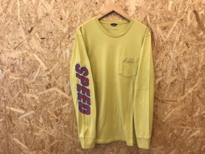 画像1: *[SALE] BRIXTON - Accelerate Pocket Teen L/S (Yellow) (1)