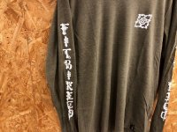 画像1: *Fit Kanji L/S Tee (Military Green)