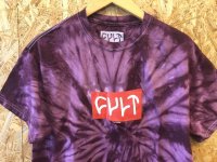 画像1: *Cult Logo18 Tee (Maroon Tie-Dye)