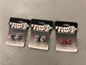 画像1: *Trik Topz Valve Cap [Flag] (1)