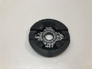 画像1: *Federal Logo Solid Sprocket [W/Impact Guard] 25T (1)