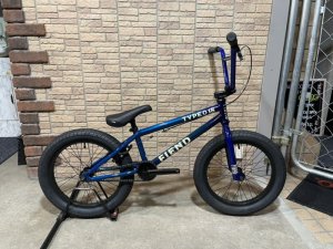 画像1: Fiend Type O 18" Bike [18"Wheel] Gloss Blue/Blue Fade (1)