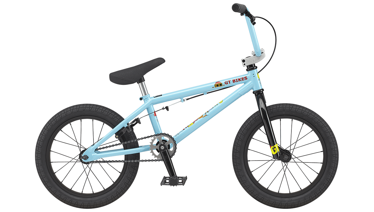 Kids 21 Gt Performer Lil 16 Wheel Aqua Blue Bmx Shop Cave